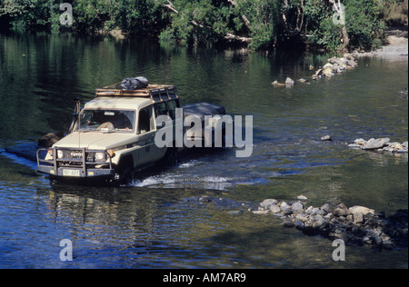 River Crossing, Queensland, Australie Banque D'Images