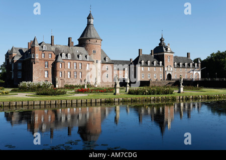 Château amarré Anholt, Isselburg, Westpahlia, NRW, Allemagne Banque D'Images