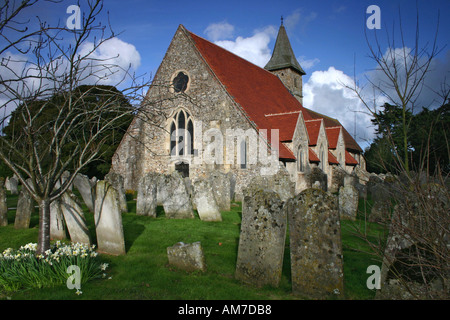 L'ÉGLISE DE ST THOMAS WARBLINGTON RINGOT WARBLINGTON Havant Hampshire Banque D'Images