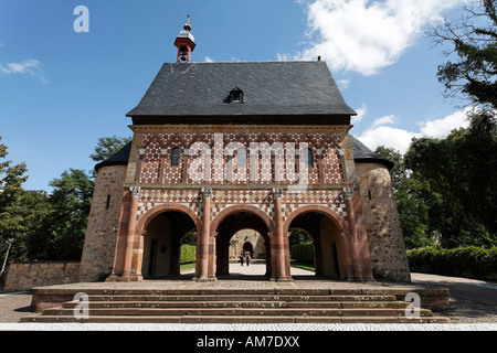 Monastère Lorsch, Rois Carolingiens hall, Hesse, Allemagne Banque D'Images