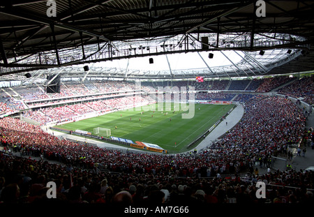 AWD-Arena, domicile du Club de Football de Hannover 96, Hanovre, Basse-Saxe, Allemagne. Banque D'Images