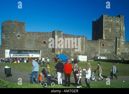 Carrickfergus Castle dans le comté d'Antrim en Irlande du Nord Banque D'Images