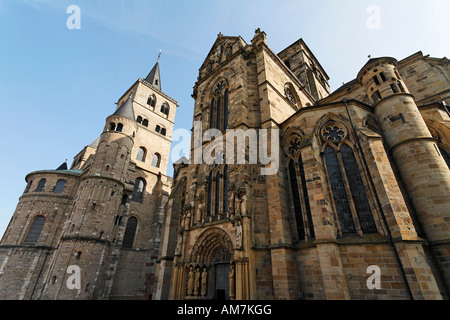 Église Notre Dame et la Cathédrale, Trèves, Rhénanie-Palatinat, Allemagne Banque D'Images