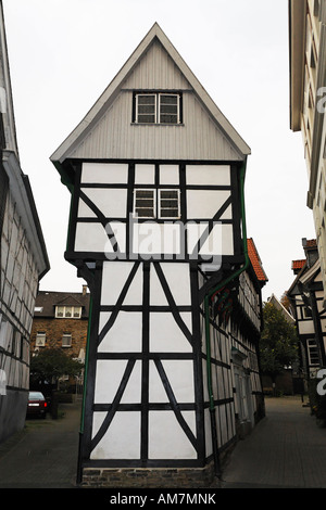 Maison en fer forgé, XVIIe siècle, vieille ville, Hattingen, NRW, Allemagne Banque D'Images