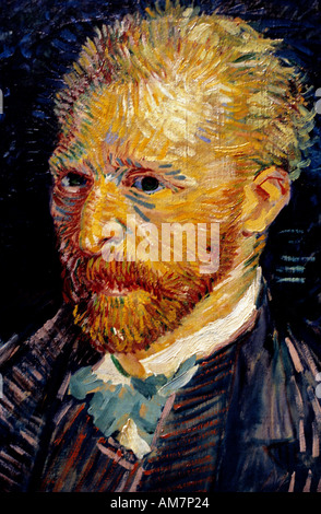 Vincent van Gogh Autoportrait 1853-1890 Pays-Bas Néerlandais Banque D'Images