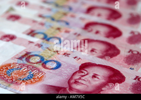 100 renminbi yuan monnaie chinoise note Banque D'Images