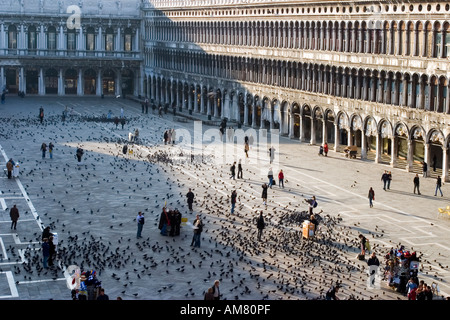 Venise, San Markus Plaza, Italie Banque D'Images