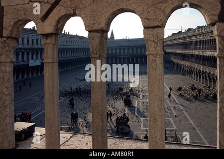 Venise, San Markus Plaza, Italie Banque D'Images