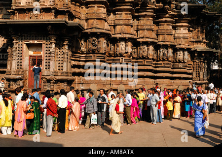 L'Inde, Maharashtra, Mumbai, Mahalaxmi temple Banque D'Images