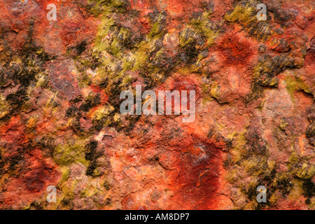 Du métal rouillé d'un naufrage, Salen, île de Mull, côte ouest de l'Ecosse, Royaume-Uni Banque D'Images