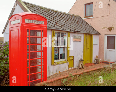 Amhuinnsuidh Post Office, Amhuinnsuidh, North Harris, Outer Hebrides, Western Isles, Écosse, Royaume-Uni Banque D'Images