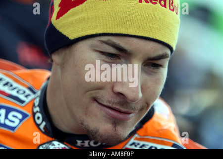 Les jeunes américains rider motogp Nicky Hayden champion du monde motogp 2006 kentucky kid Banque D'Images