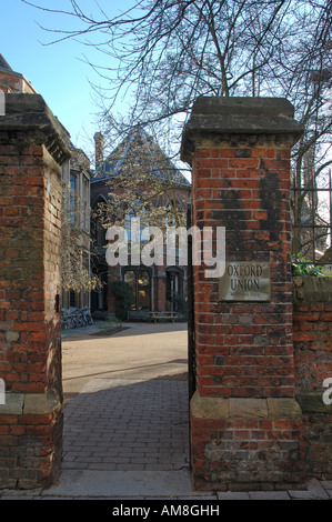 Entrée de l'Oxford Union société de débats Banque D'Images