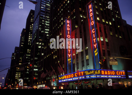 Radio City Music Hall de New York Banque D'Images