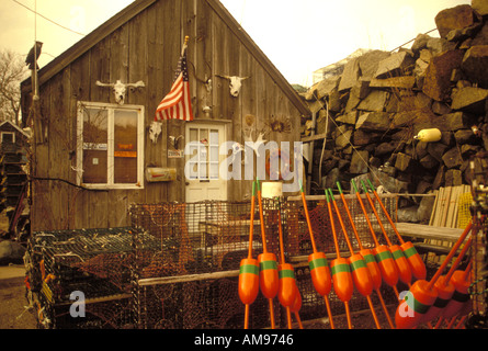 Cabane à pêche Rockport Massachusetts Banque D'Images