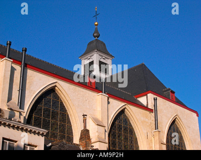 L'église Saint Nicolas Bruxelles Belgique Europe Banque D'Images