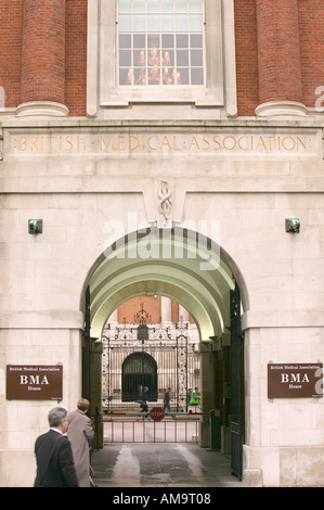 Le siège de l'association médicale britannique BMA Londres Banque D'Images