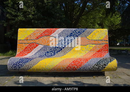 Lieu hors du Vredespaleis, La Haye, Pays-Bas Banque D'Images