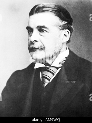 Sir Arthur Sullivan 1842 1900 un studio photo portrait à partir de 1891 du compositeur de l'époque victorienne Banque D'Images