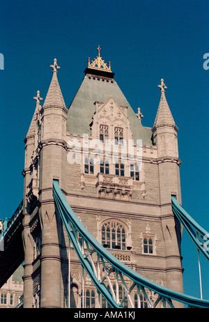 Billet, Royaume-Uni, Angleterre, Londres, Tower Bridge, Banque D'Images