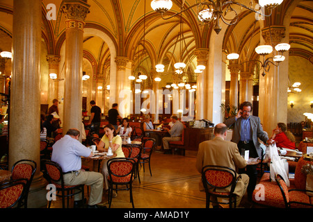 Août 2008 - Le célèbre café centre de Vienne Autriche Banque D'Images