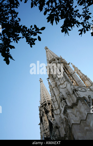 Août 2008 - l'église Votiv Vienne Autriche Banque D'Images