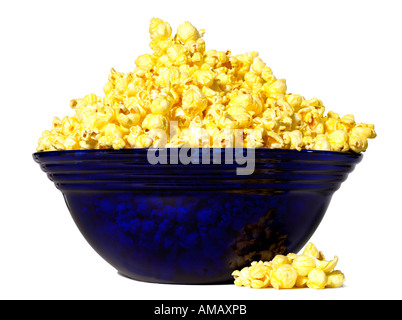 Bol de pop-corn Banque D'Images