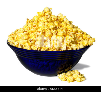 Bol de pop-corn Banque D'Images