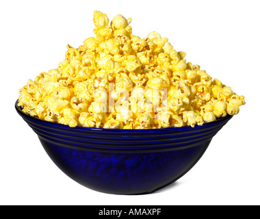 Bol de pop-corn Banque D'Images