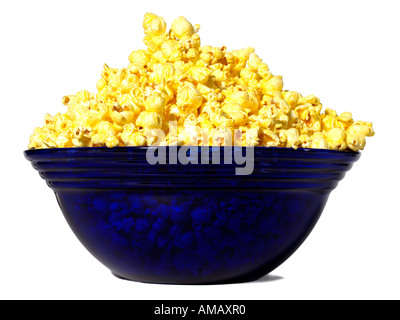 Bol de pop-corn Banque D'Images