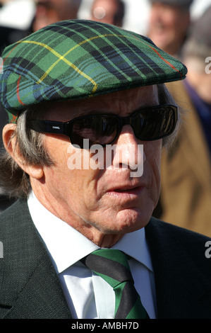 Sir Jackie Stewart interviewés à Goodwood Banque D'Images