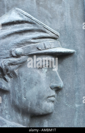 La guerre civile l'Ohio monument à Lookout Mountain Chattanooga TN Banque D'Images