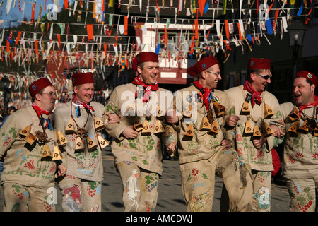 Carneval allemand 'parade Fasnet Banque D'Images