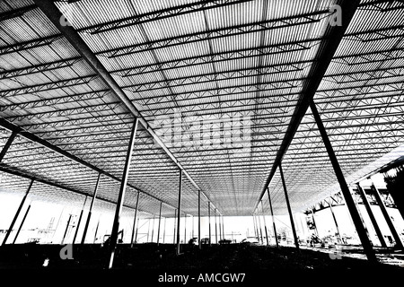 La construction d'entrepôt Banque D'Images