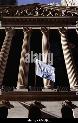 Bourse de New York New York City, New York, USA Banque D'Images