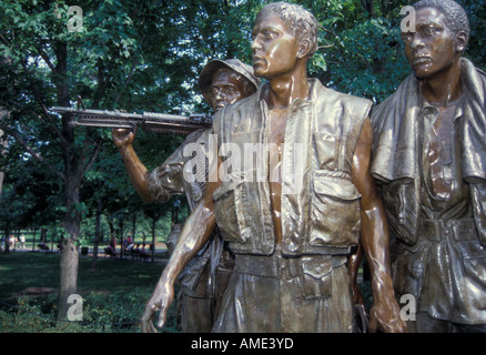 Vietnam War Memorial Washington DC USA Banque D'Images