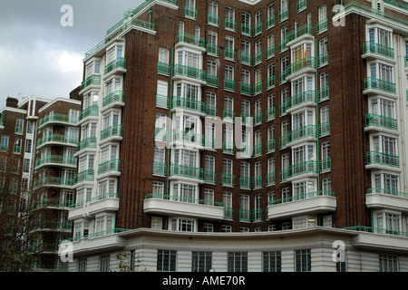 Appartements Appartements sur Marylebone Road à proximité de Baker Street Londres Royaume-Uni Banque D'Images