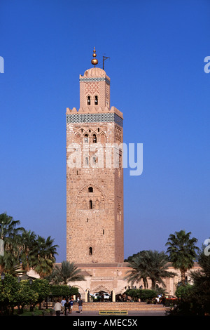 Mosquée de la Koutoubia à Marrakech, Maroc. Banque D'Images