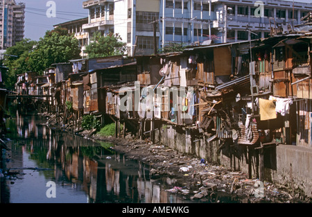 Manille Philippines Tondo de taudis Banque D'Images