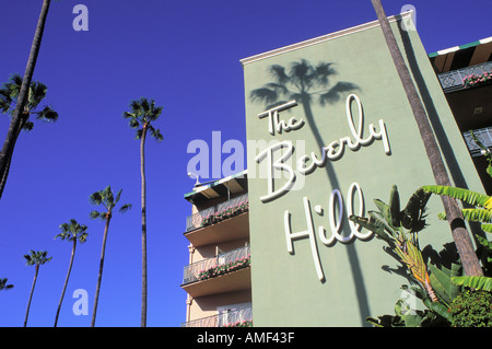 L'hôtel Beverly Hills Sunset Blvd Beverly Hills Los Angeles Californie Banque D'Images