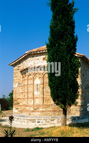 Spanien, Chalkidiki, Sithonia, Nikiti, Kapelle Agios Georgios Banque D'Images