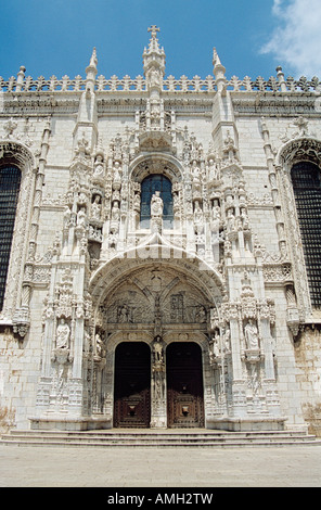 Monastère des Hiéronymites, également connu sous le nom de Monastère des Hiéronymites, Belém, Lisbonne, Portugal Banque D'Images