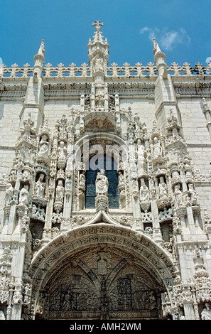 Monastère des Hiéronymites, également connu sous le nom de Monastère des Hiéronymites, Belém, Lisbonne, Portugal Banque D'Images