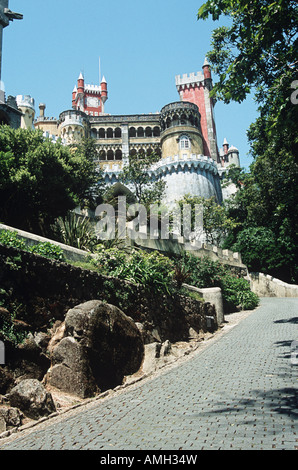 Palais National de Pena, à Sintra, près de Lisbonne, Portugal Banque D'Images