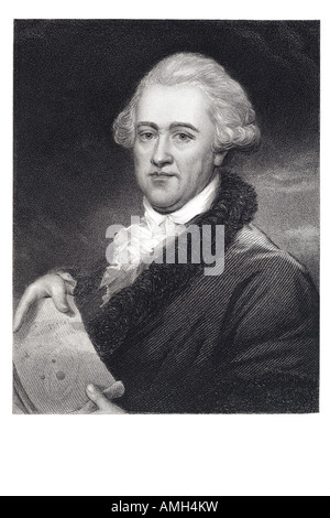 SIR Frederick William Herschel 17381822 né allemand plus grand télescope astronome astronome privé Uranus Le Roi George Banque D'Images