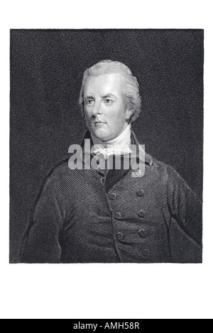 William Pitt jeunes 1759 1806 Homme politique britannique, premier ministre Whig indépendant Conservateur plus jeune Révolution Française Napoléon Banque D'Images