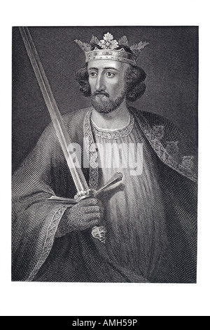 Le roi Édouard I 1er 112391307 Longshanks 6 pied 2 pouce marteau châssis régna Sylvestre trône croissant l'Angleterre après la mort père Hen Banque D'Images