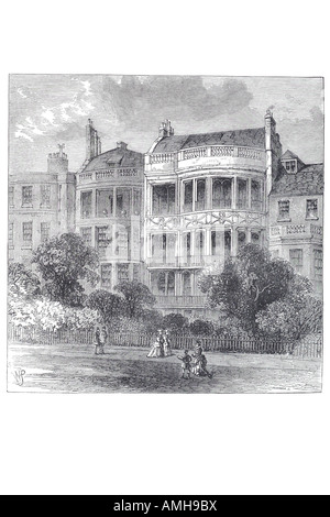 Samuel Rogers house green Park London UK 1763 1855) poète anglais. Londres. Ministère presbytérien anticonformiste, banquier français li Banque D'Images