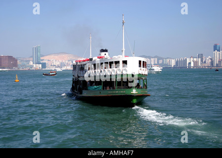 Hong Kong Star Ferry Banque D'Images