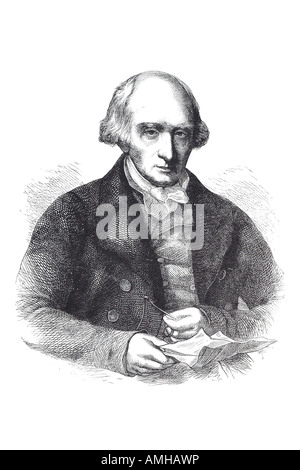 Homme politique Anglais Warren Hastings et premier gouverneur général de l'Inde britannique. 1732 1818 Centre de Londres de l'administrateur colonial. Banque D'Images
